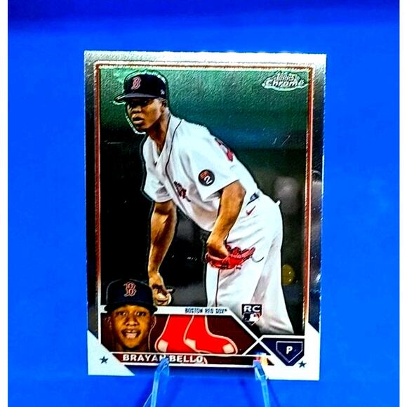 2023 Topps Chrome -Red Sox  Brayan Bello #57 (RC) - Picture 5 of 8